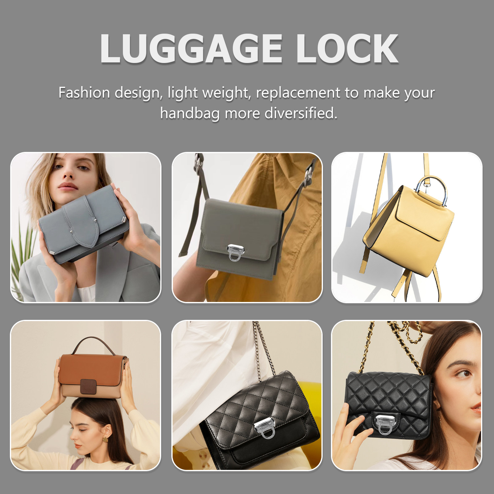 Travel Accessories Ideas - 4 قطع من أقفال الحقائب المصنوعة