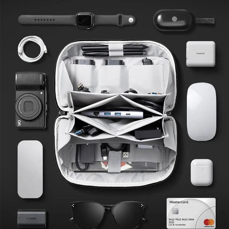 حقيبة متعددة الاستخدامات لتخزي - مراجعة Travel Accessories Organizer Bag وسعره