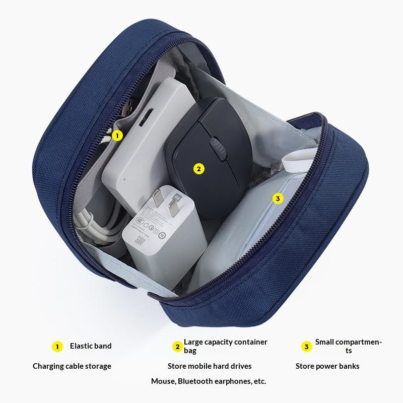 【F】حقيبة تنظيم الكابلات المحمو - مراجعة Travel Accessories Organizer Bag وسعره