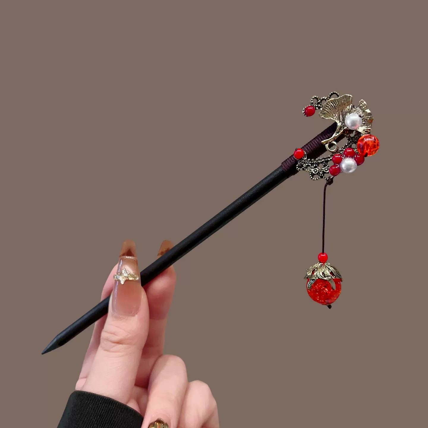 دبوس شعر خشبي عتيق للنساء عصا  - مراجعة Travel Accessories Jewelry وسعره