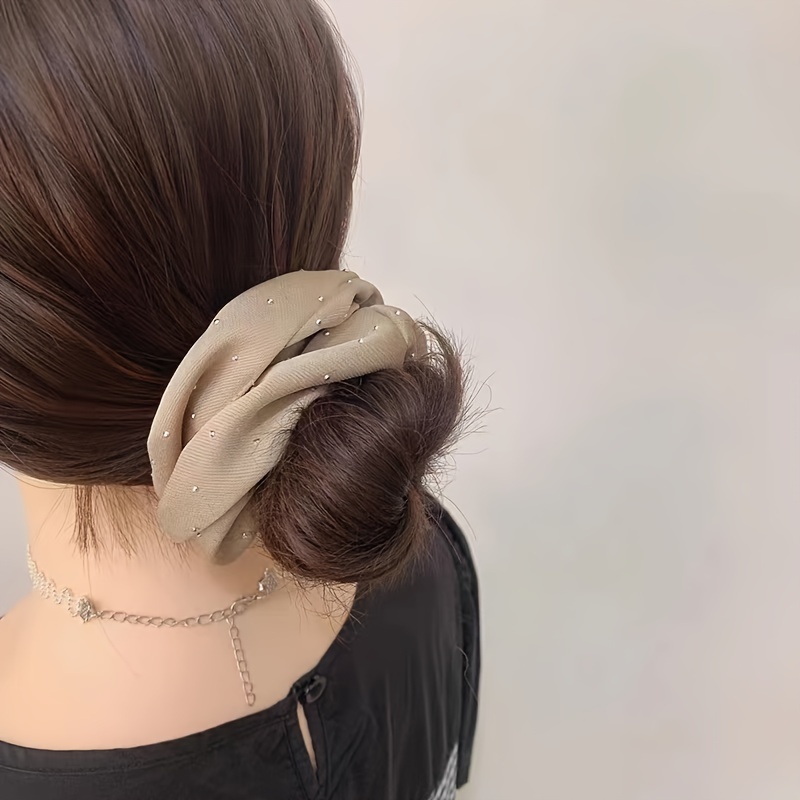 1/3 قطعة ربطات شعر من الساتان  - مراجعة Travel Accessories Aesthetic وسعره
