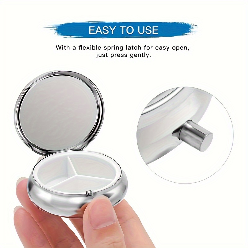 علبة أدوية معدنية دائرية محمول - مراجعة Travel Accessories As Gifts وسعره